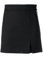 Ssheena Side Stripe Mini Skirt - Black