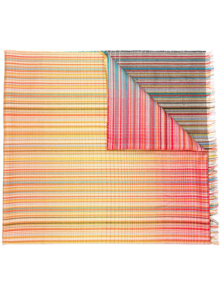 Paul Smith Signature Stripe Gradient Scarf - Multicolour