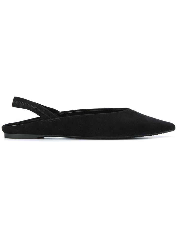 Michael Michael Kors Slingback Pointed Toe Slipper - Black