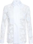 Carven Lace Shirt, Women's, Size: 38, White, Cotton/polyurethane