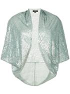 Jenny Packham Embroidered Sequin Bolero - Metallic
