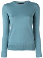 A.p.c. Crew Neck Sweater, Women's, Size: Small, Blue, Silk/merino
