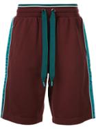 Dolce & Gabbana Drawstring Colour-block Shorts - Red