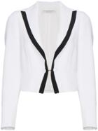 Philosophy Di Lorenzo Serafini Cropped Tux Jacket - White
