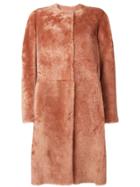 Desa 1972 Collarless Coat - Pink