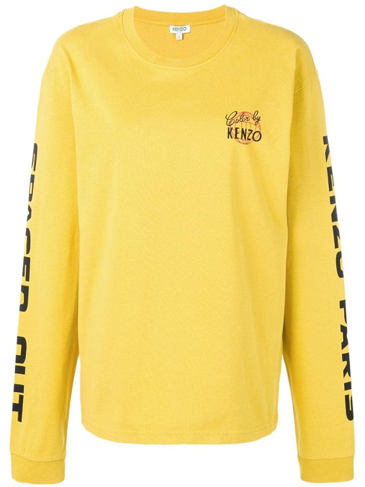 Kenzo Printed Sleeves T-shirt - Yellow
