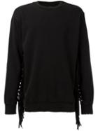 Palm Angels Unicorn Print Sweatshirt, Men's, Size: Medium, Black, Cotton