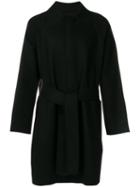 Ann Demeulemeester Grise - Belted Coat - Men - Polyamide/wool - M, Black, Polyamide/wool