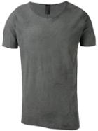 10sei0otto Round Neck T-shirt, Men's, Size: Medium, Grey, Cotton