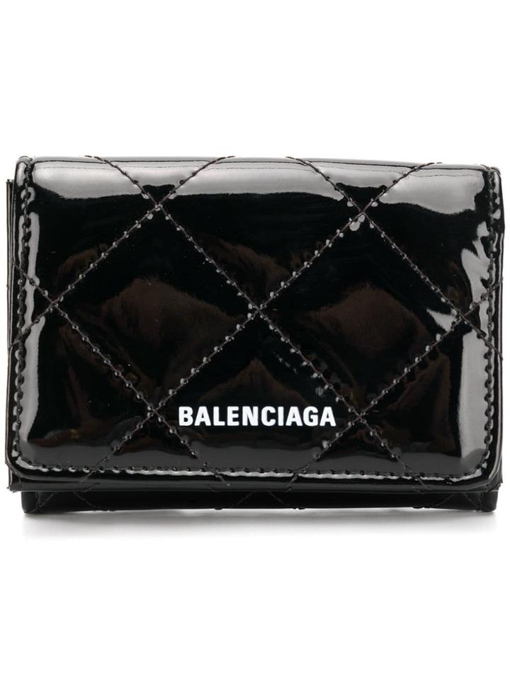 Balenciaga Ville Mini Wallet - Black