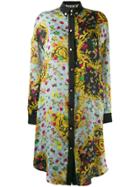 Versace Jeans Couture Printed Shirt Dress - Black