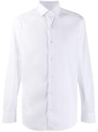 Z Zegna Plain Fitted Shirt - White