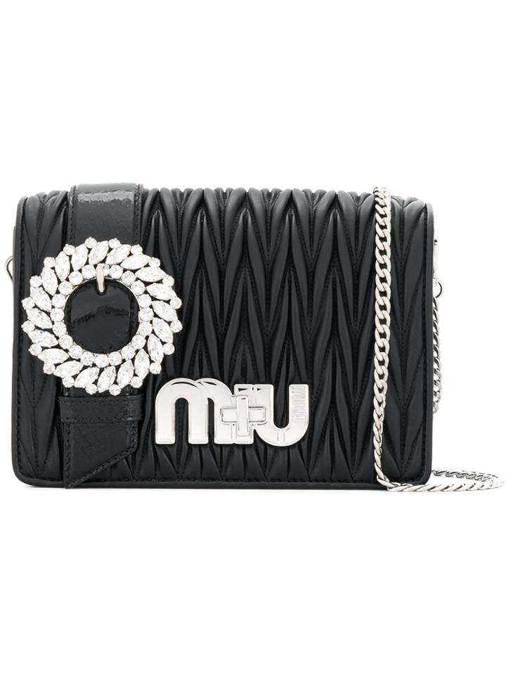 Miu Miu My Miu Cross-body Bag - Black