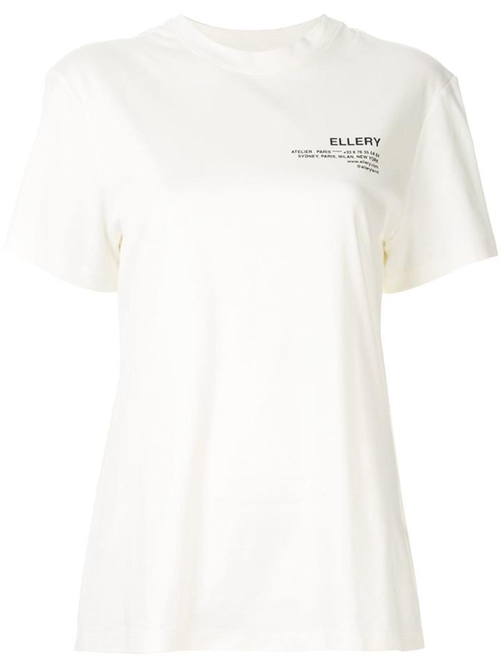 Ellery Lazarus Press T-shirt - White