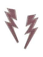 Mignonne Gavigan Lightning Bolt Earrings - Pink