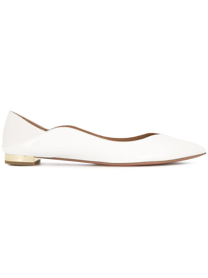 Aquazzura Zen Ballerina Shoes - White