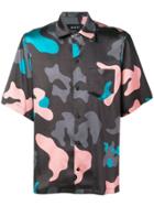 Misbhv Camouflage Print Shirt - Black