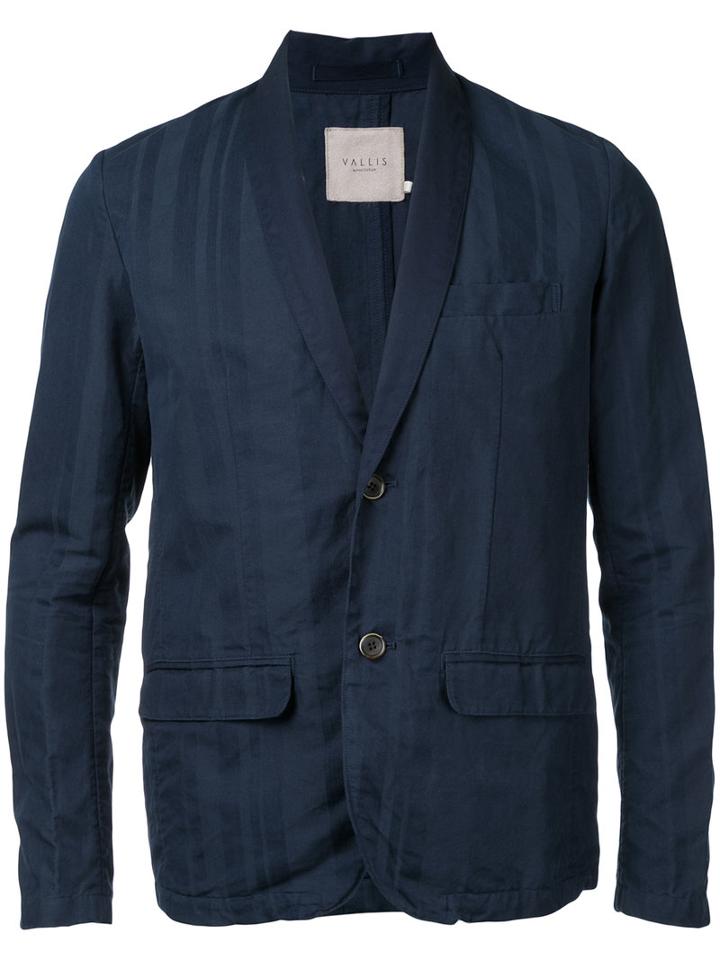 Factotum - Striped Blazer - Men - Cotton - 46, Blue, Cotton