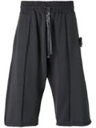 Damir Doma Drawstring Track Shorts, Men's, Size: Large, Grey, Cotton/polyester