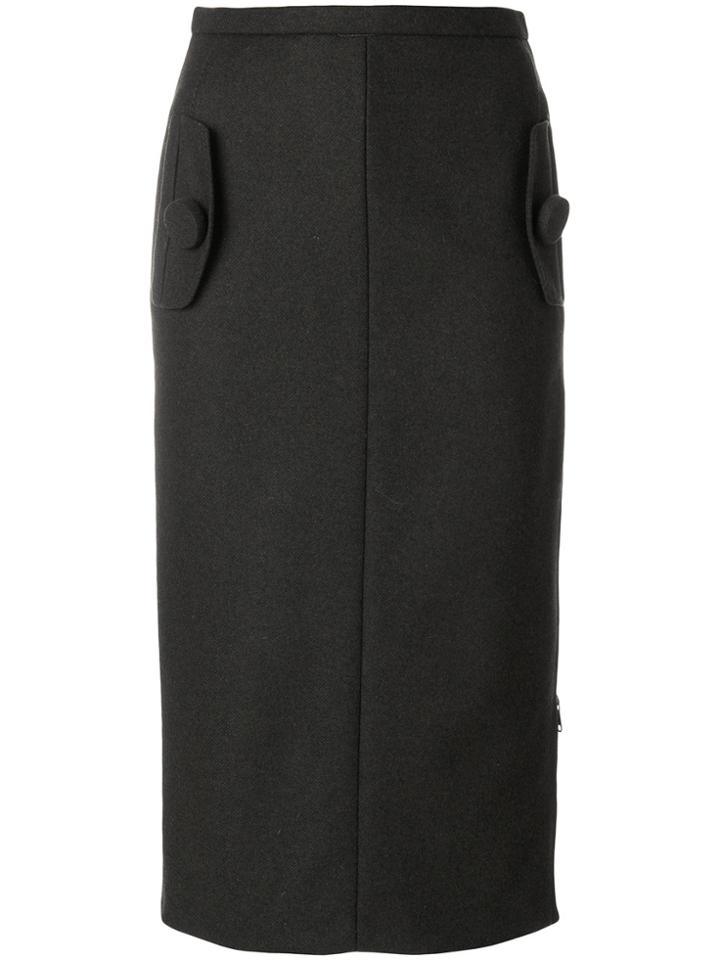 Msgm Flower Print Mini Skirt - Multicolour
