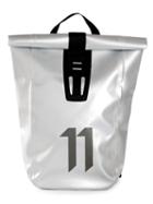 Boris Bidjan Saberi Foldover Flap Metallic Backpack