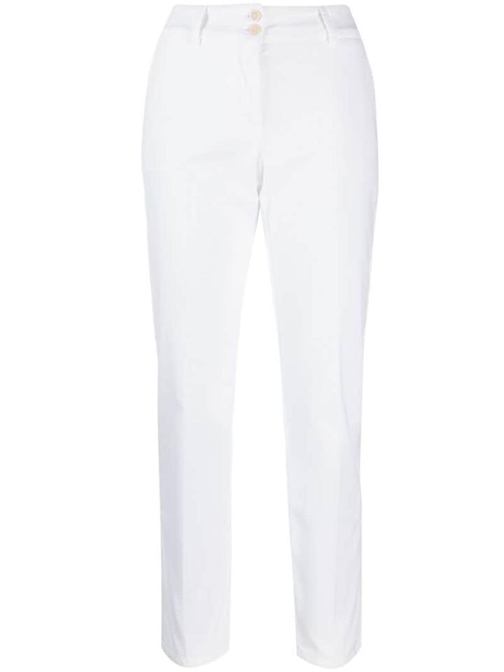 Piazza Sempione Corduroy Skinny Trousers - White