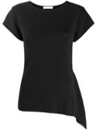 Max Mara Ribbed Short-sleeve T-shirt - Black