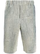 Homme Plissé Issey Miyake Pleated Knee-length Shorts - Neutrals