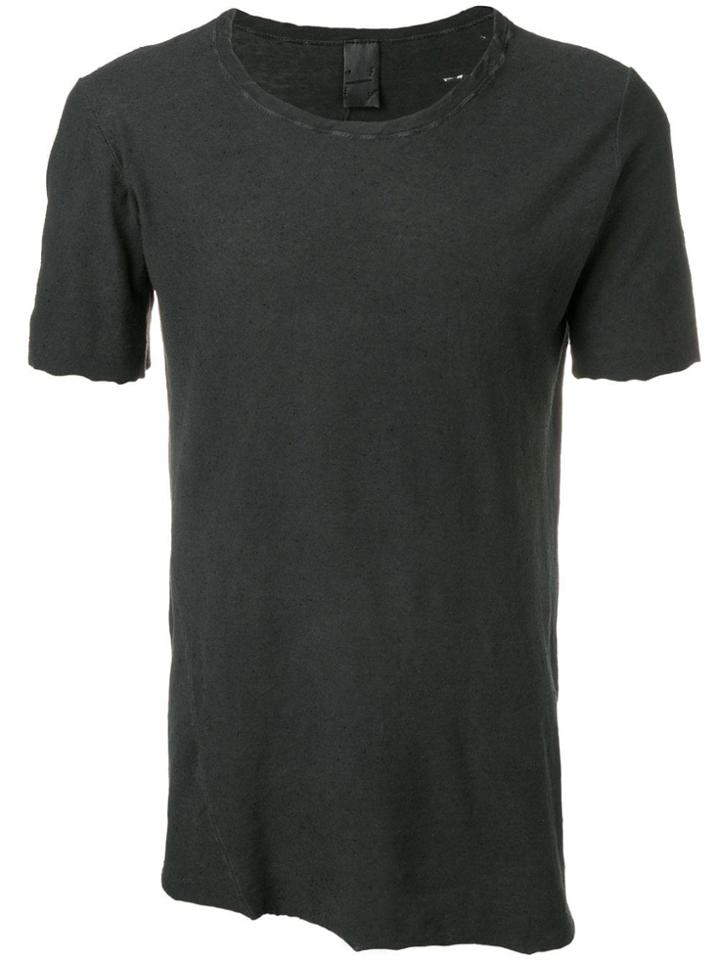 10sei0otto Raw Edge T-shirt - Black