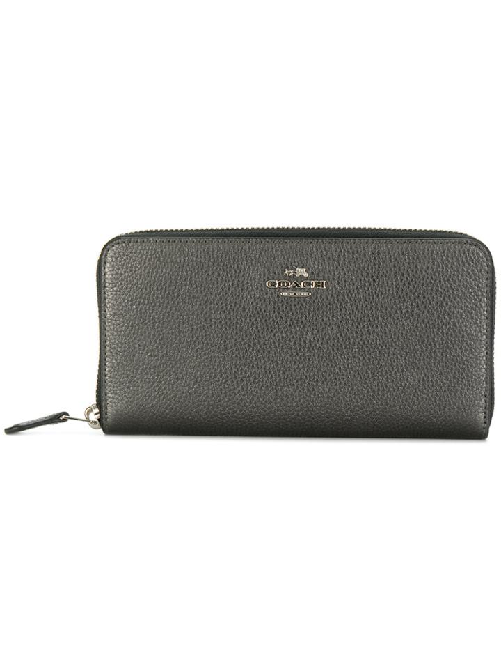 Coach Accordion Zip Wallet - Grey
