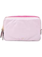 Anya Hindmarch Stack Triple Makeup Pouch - Pink & Purple