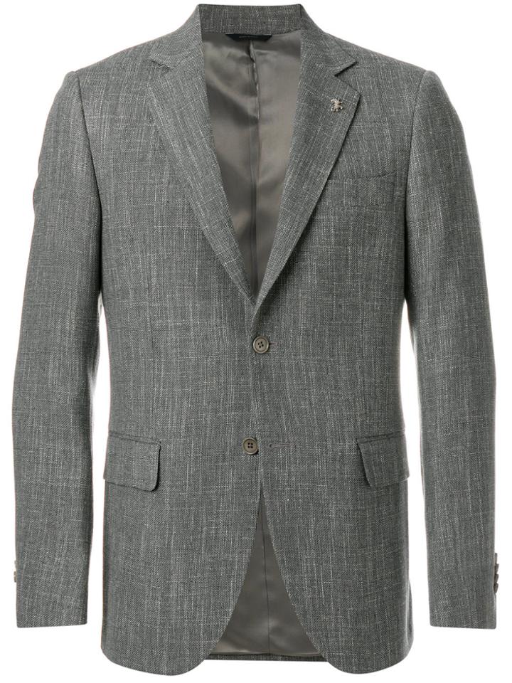 Tombolini Single Breasted Blazer - Grey