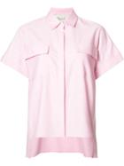 Novis Tall Spread Collar Blouse, Women's, Size: 6, Pink/purple, Cotton