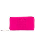 Givenchy Embossed Logo Long Purse - Pink