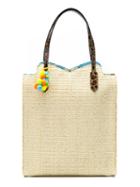 Serpui - Woven Raffia Tote Bag - Women - Raffia - One Size, Women's, Nude/neutrals, Raffia