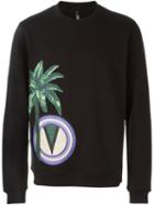 Versus Palm Tree Patch Sweatshirt