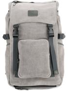 Makavelic Push Buckle Fastened Backpack - Grey