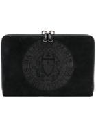 Balmain Balmain W8hm402pcfm 176 Furs & Skins->calf Leather - Black