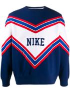 Nike Crew Neck Fleece Sweatshirt - Blue