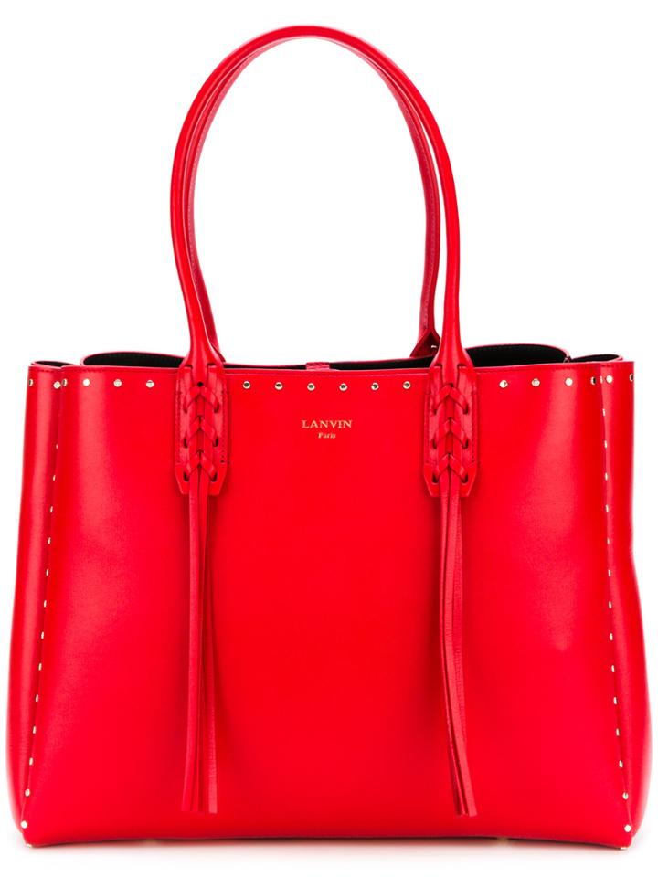 Lanvin The Shopper Tote - Red