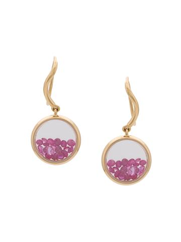 Aurelie Bidermann Chivor Rubis Earrings - Pink & Purple