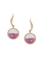 Aurelie Bidermann Chivor Rubis Earrings - Pink & Purple