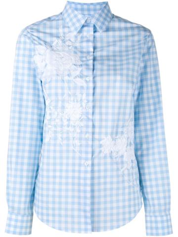 Alice Archer 'bernadette' Floral Checked Shirt