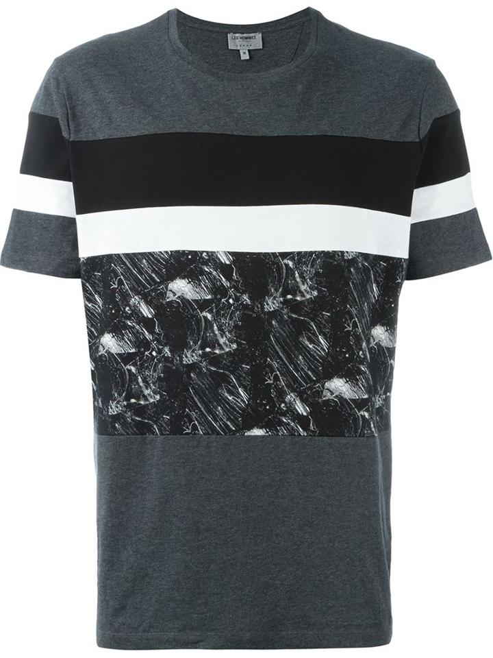 Les Hommes Urban Striped T-shirt