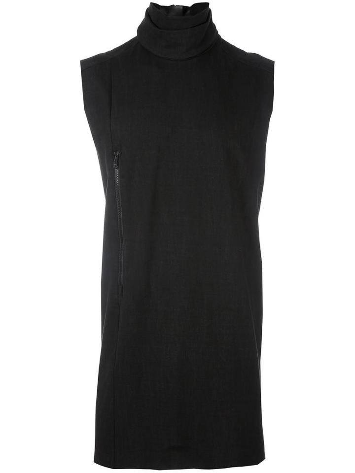 Y-3 Turtleneck Tank Top, Men's, Size: Xs, Black, Cotton/polyester