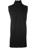 Y-3 Turtleneck Tank Top, Men's, Size: Xs, Black, Cotton/polyester