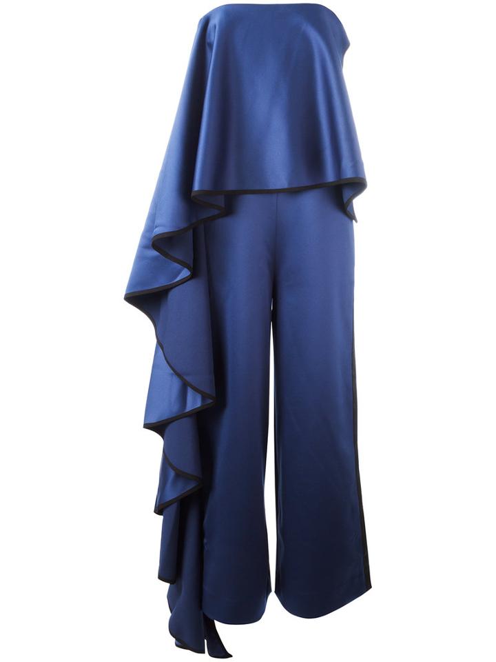 Solace Cecilia Jumpsuit, Women's, Size: 12, Blue, Polyester
