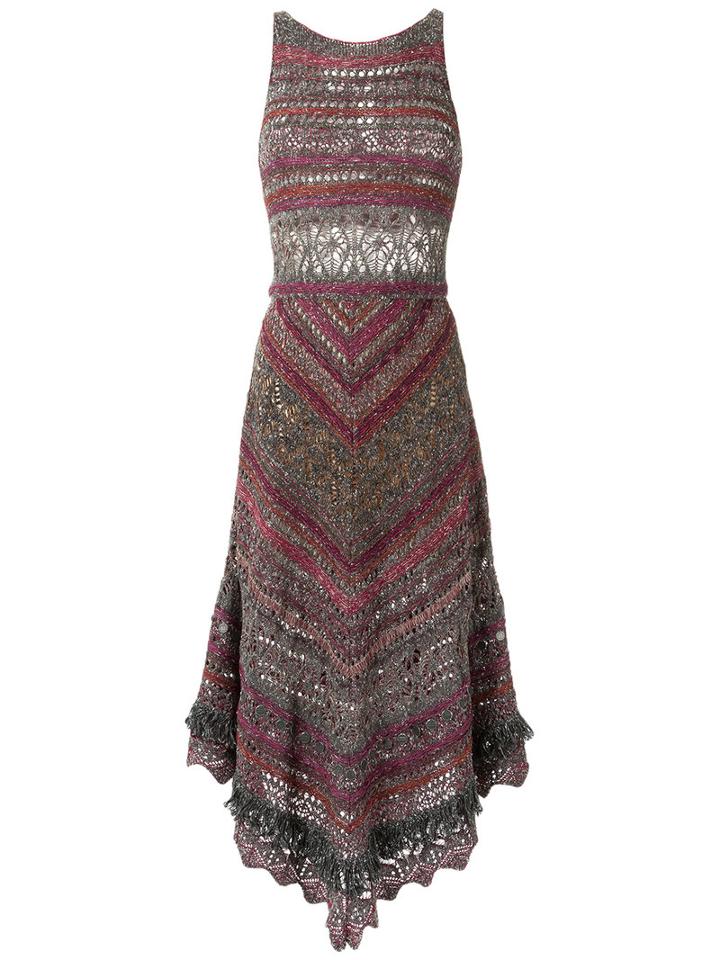 Knit Midi Dress - Women - Acrylic/lurex/viscose - M, Acrylic/lurex/viscose, Cecilia Prado