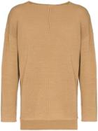 Sulvam Oversized Wool-blend Sweater - Brown