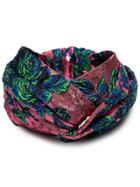 Gucci Metallic Pink Floral Embroidered Turban
